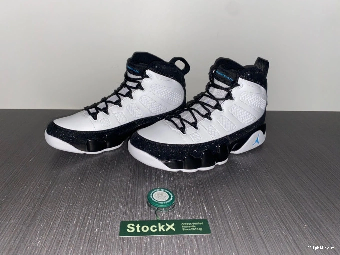 University CT8019-140 Blue Jordan 9 Air Retro 1207